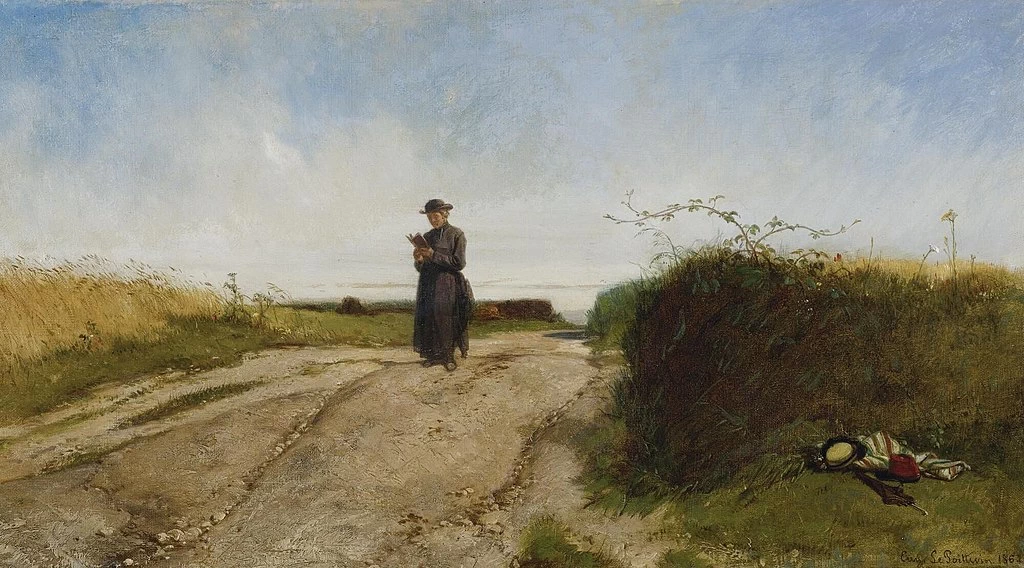 Eugène Lepoittevin-3-Avvicinandosi a una sorpresa, 1862